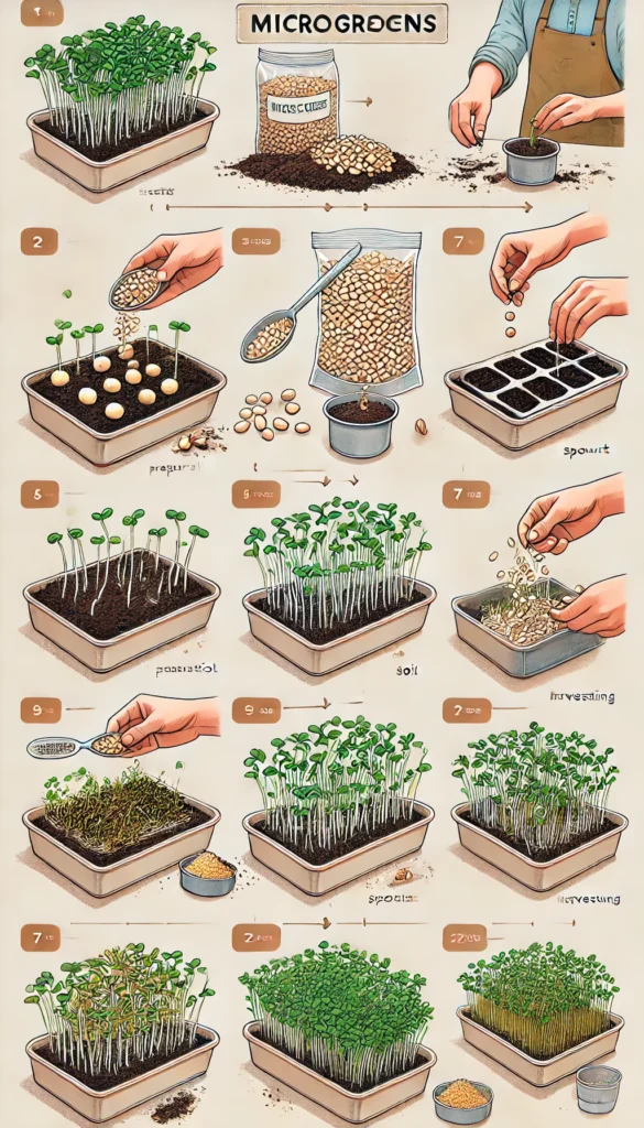 Step-by-Step Growing Process