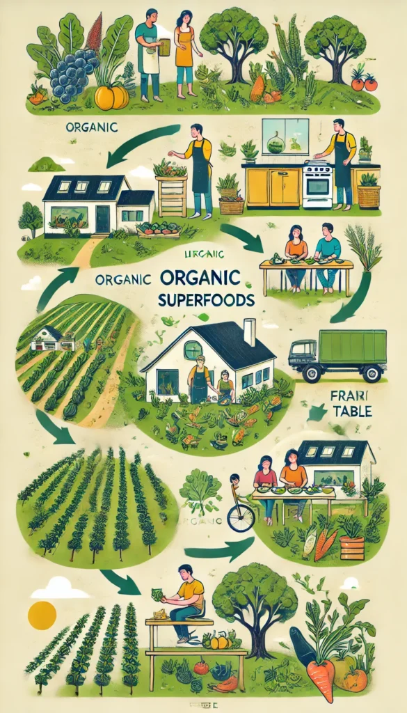 lifecycle of organic superfoods